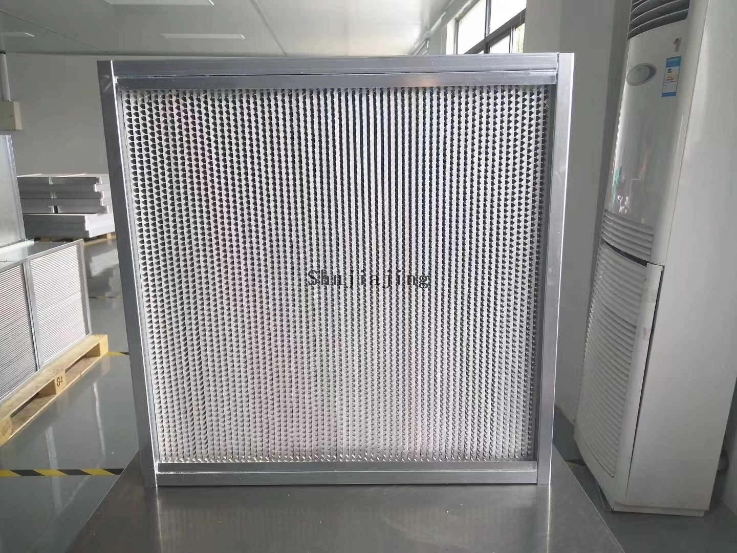 Custom Flat Aluminum Mesh Expanded Air Conditioning Filter Metal Frame Sheet