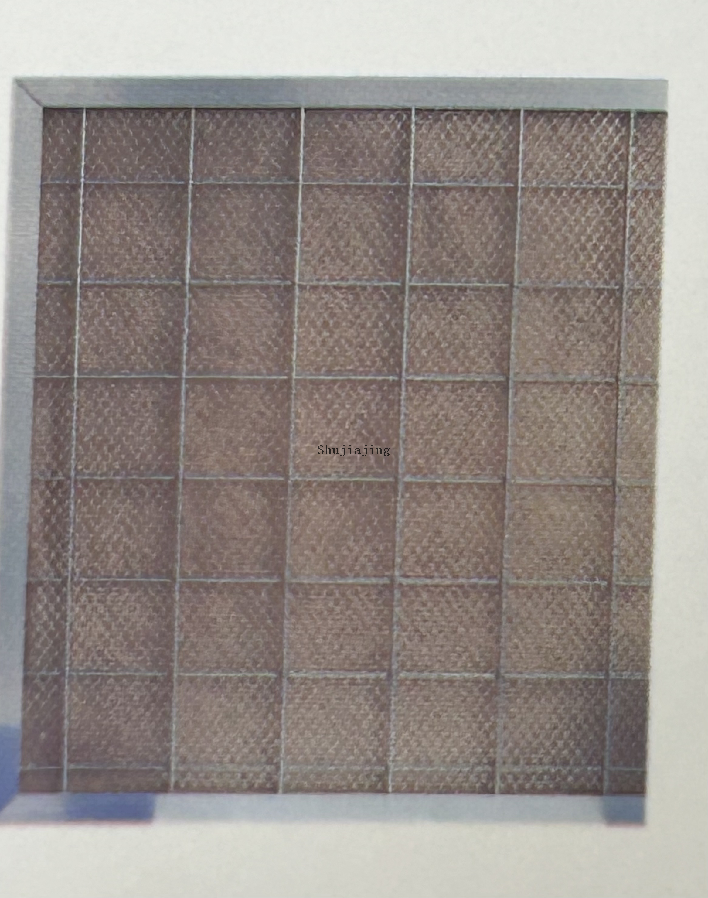 Custom Flat Aluminum Mesh Expanded Air Conditioning Filter Metal Frame Sheet
